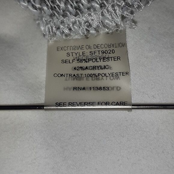 Pixley Heathered Tan Sleeveless Sweater‎ Lace Tank - Picture 6 of 6